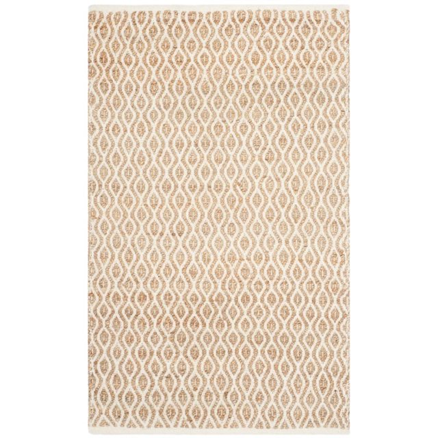 Safavieh Cape Cod 5' X 8' Hand Woven Jute and Cotton Rug in Natural
