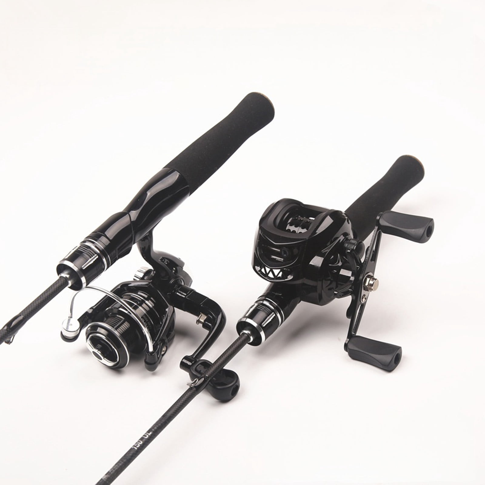 Carbon Fishing Rod Single Piece Light Weight Portable UL Fishing Rod Ergonomic Grip for Creek Environments