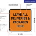 thumbnail image 3 of Leave All Deliveries and Packages Here Sign,, 3 of 8