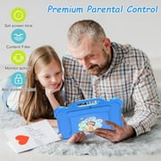 Android 15 Kids Tablet, Toddler Tablet for Kids 10 inch Tablet, 8GB RAM+32GB ROM Tablet for Boys Girls, 1280*800 IPS Safety Eye Protection Screen Parental Control APP Latest Model Kid Tablets 5G WIFI