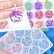 thumbnail image 3 of Kit de 36 moldes de silicona con los doce signos del zodíaco, colgantes de constelación, moldes de resina para fundición, tres estilos, con lentejuelas y herramientas., 3 of 7