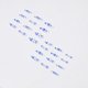 thumbnail image 4 of Fake Nails with Glue, Press on Nails Long Coffin Nails, Matte Heart Acrylic Nails Baby Blue Artificial French Tip-4PCS/Set, 4 of 4