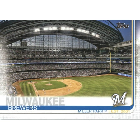 2019 Topps #79 Miller Park Milwaukee Brewers Baseball Card -