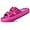 Hot Pink, variant on Sandals for Women and Men - Pillow Slippers - Double Buckle Adjustable Slides - EVA Flat Sandals