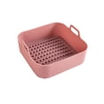 thumbnail image 1 of Olla de silicona multifuncional, gruesa, cuadrada, bandeja para hornear con calefacción, herramienta para restaurante, almohadilla para freidora Herramientas y accesorios para hornear Rosa/L, 1 of 6