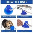 thumbnail image 2 of Juguete multifunción para morder Molar para mascotas, limpieza de dientes, elasticidad segura, suave para perros, cachorros, juguetes de cuerda para perros (azul), 2 of 5
