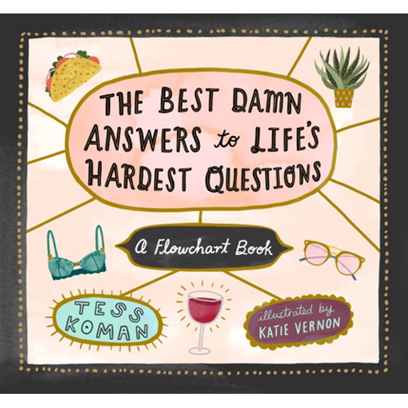 Pre-Owned The Best Damn Answers to Life's Hardest Questions: A Flowchart Book (Hardcover) 1523501456 9781523501458
