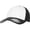 Black/White, variant on Flexfit by Yupoong Adults Colored Front Mesh Trucker Cap