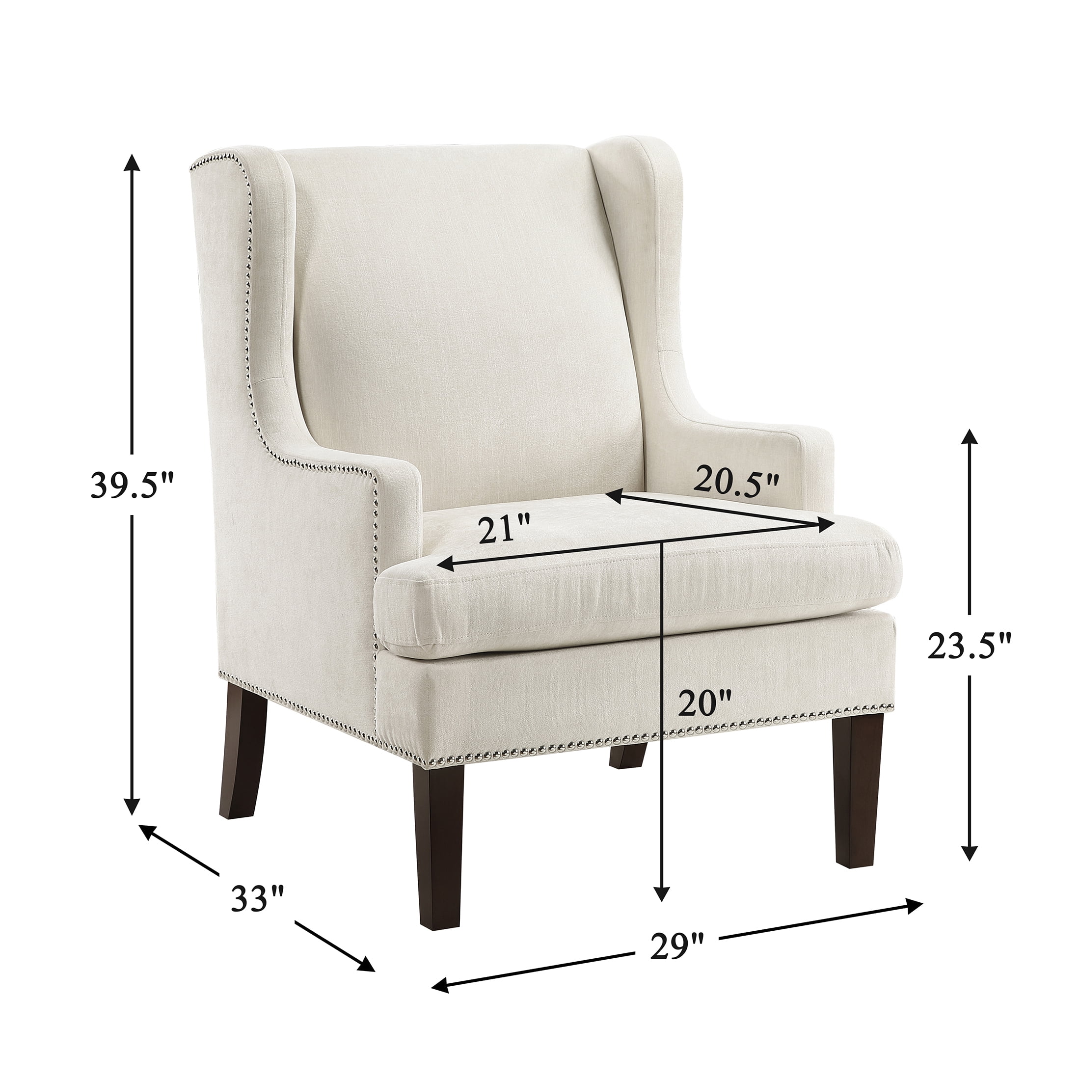 OakvillePark Briarhollow Textured Fabric Accent Chair, Beige