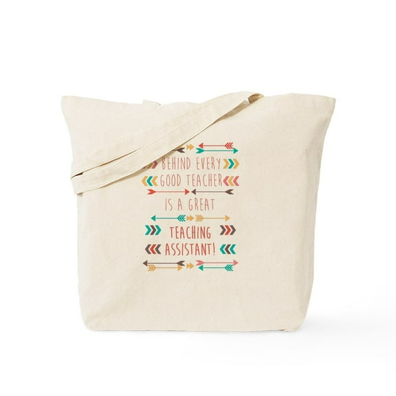 CafePress - Teaching Assistant Tote Bag - Unisex Canvas Tote Bag, Beige, 1-Piece