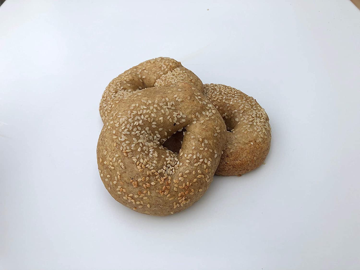 LC Foods Low Carb Sesame Seed Bagels, NY Style, 3 Pack