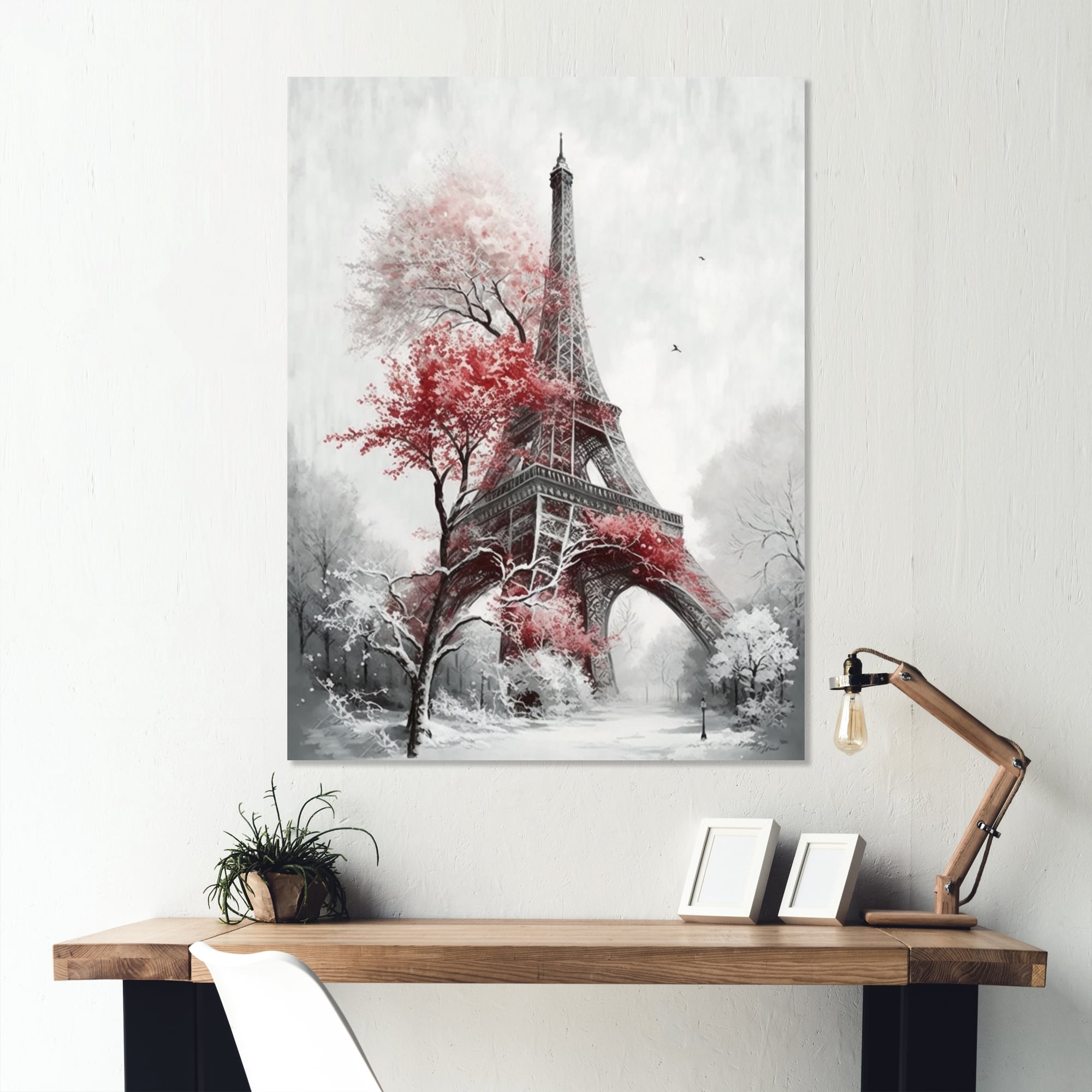 Designart Fall Scenery In The City III Canvas Wall Art