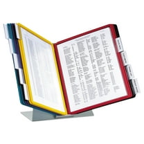 Durable Vario Reference Desktop System, 10 Panels, Assorted Borders and Panels