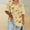 Khaki, variant on QUNYINEY Pullover Tee Shirts Womens Short Sleeve Tie Dye Casual V Neck Tops Loose Plus Size Spring Tops for Women