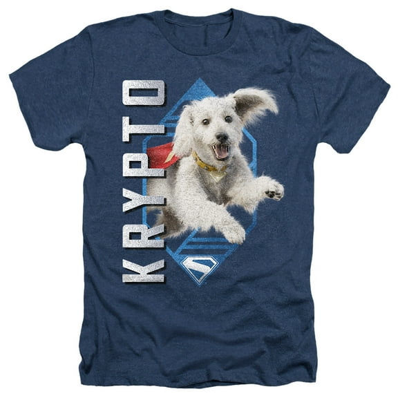 Superman 2025 Krypto Diamond Unisex Adult Heather T Shirt