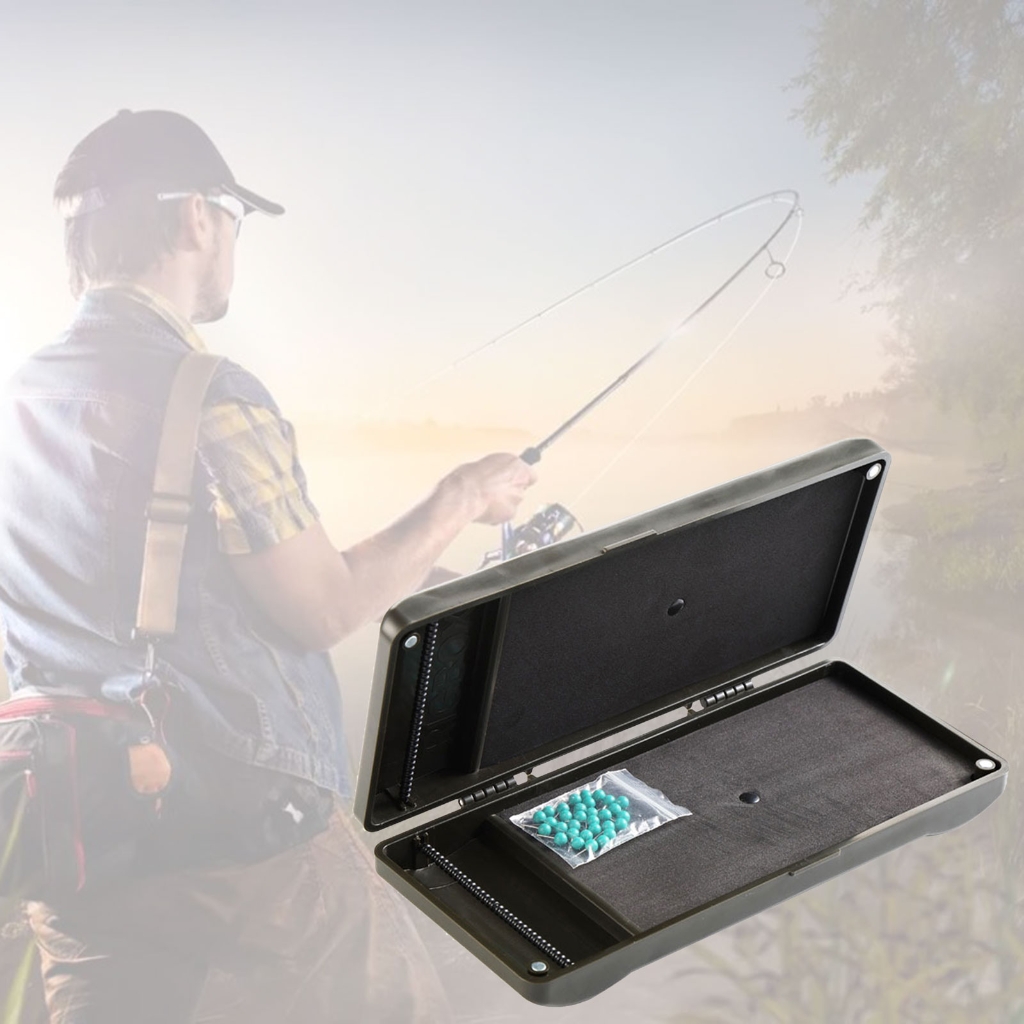 WINDLAND Professional Fishing Rig Tackle Box ABS Construction with 30 Secure Pin