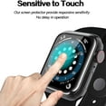 thumbnail image 5 of Dteck 2 Pack Screen Protector for Apple Watch Series 10 46mm, 3D Curved Edge Full Coverage Protective Cover, Anti-Scratch Soft PET Bubble-Free HD Clear Film for iWatch Series 10 46mm, 5 of 5
