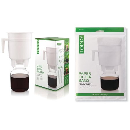 Toddy Cold Brew System With Filter Paper Bag 20 Pack Toddy Cold Brew System With Filter Paper Bag 20 Pack