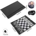 thumbnail image 2 of Juego De Ajedrez Magnético Portátil Y Plegable Ultrafino Tablero De Ajedrez De Viaje Para Principiantes Niños Adultos Muyoka Hogar, 2 of 5