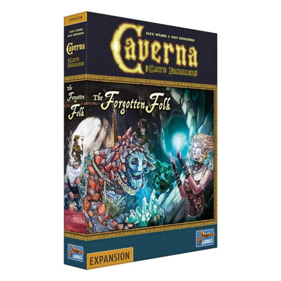 Lookout Games Caverna The Cave Farmers The Forgotten Folk Board Game EXPANSION | Cooperative Farming Strategy Game for Adults and Kids | Ages 12+ | 1-7 Players | Avg. Playtime 30-210 Minutes | Made by
