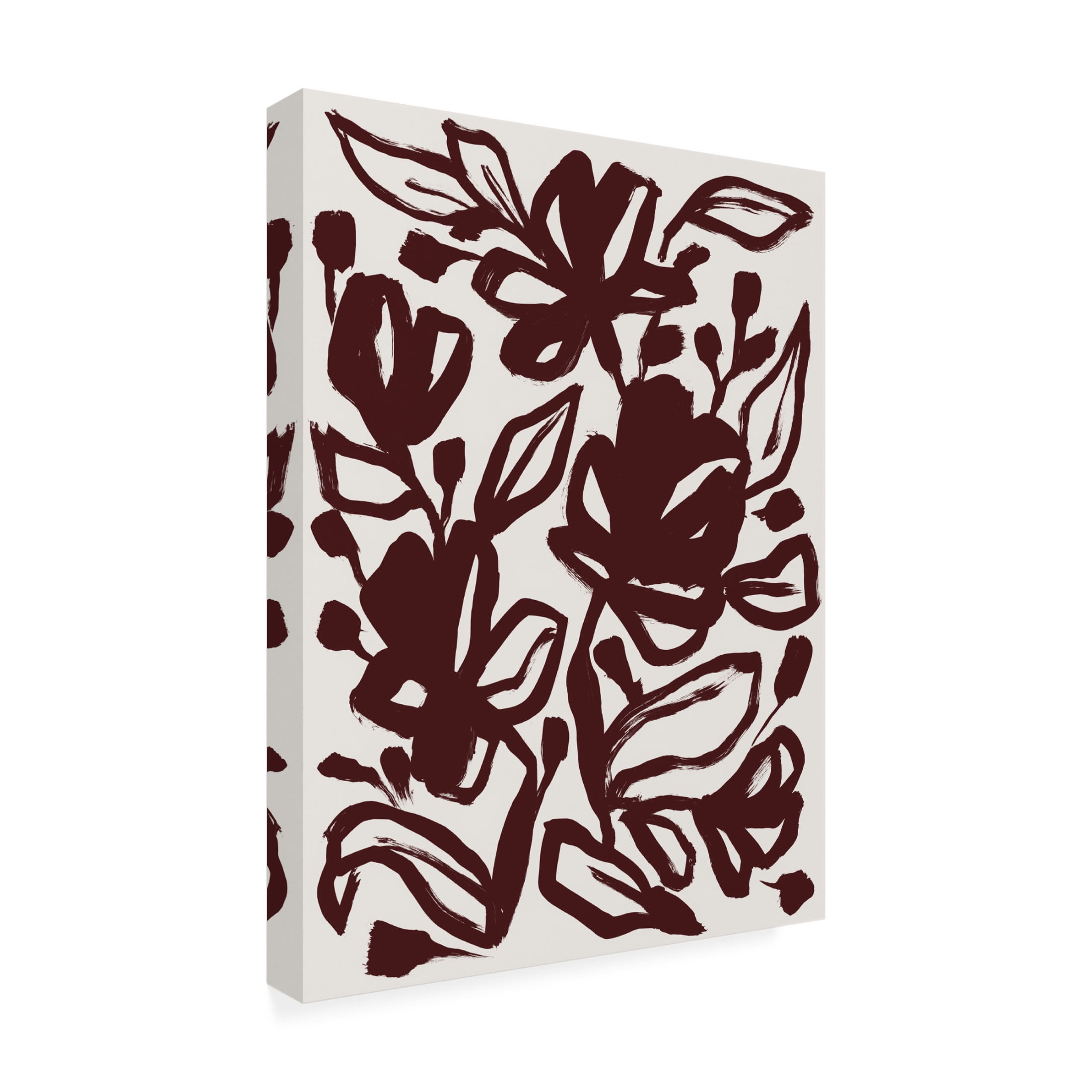 Trademark Fine Art June Erica Vess  Oxide Floral II Canvas Wall Art