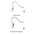 thumbnail image 4 of keepw 1 Pair Earring Hook DIY Craft Earhook Dangling Hooks Clasp Fitting Jewelry Making Findings Handicraft Accessory Gold, 4 of 6