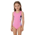 thumbnail image 4 of RTKFRFLM Girls Swimsuit Set Printed Tankini Top and Boyleg Swim Shorts 2-Piece Bikini Set Beach Bathing Suit Kids, 4 of 5