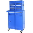 thumbnail image 6 of M optimized 5-Drawer Rolling Tool Chest with Drawers Wheels Adjustable Shelves Tool Storage Cabinet Organizer for Workshop Garage, 6 of 9
