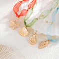 thumbnail image 4 of Lightweight Sheer Fabric Marine Themed Necklace With Alloy Starfish Charm Elegant Collarbone Chain For Casual Wear, 4 of 16