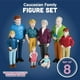 thumbnail image 2 of Creative Minds Marvel Education Caucasian Family Toy Figure Set for Kids Ages 3+, Set of 8 Inclusive and Diverse Dollhouse Toy Figurines, Multicolor, 2 of 5