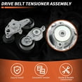 thumbnail image 4 of Unique Bargains 1 Set Kit de Tensor de Correa de Transmisión para Toyota Camry Base Sedan 4-Door 2.5L L4 2010-2011 Kit de Correa Serpentina con Tensor No.1662036030, 4 of 7