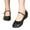 Black, variant on Oyedens Ballroom Dance Shoes for Women Soft Sole Leather Latin Practice Dancing Ballet Flats Shoes