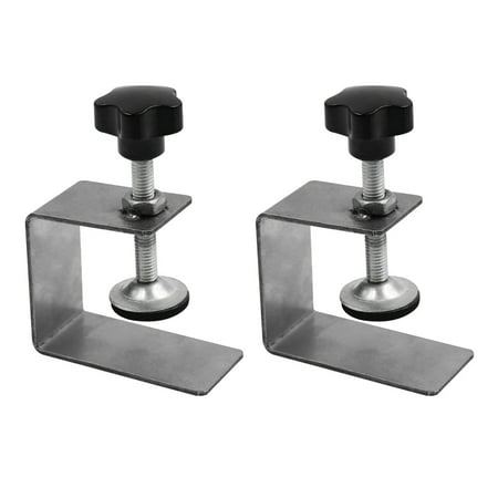 

2Pcs Stainless Steel Cabinet Woodworking Adjustable Drawer Front Installation Clamp Home Improvement Jig Accessories(S)