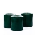 thumbnail image 3 of Richland Pillar Candles 3" x 3" Dark Green Set of 12, 3 of 3