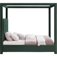 thumbnail image 4 of Pemberly Row Modern / Contemporary Green Boucle Fabric King Bed, 4 of 6