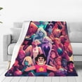 thumbnail image 1 of Manta de franela cálida y acogedora de Steven Universe para sala de estar, dormitorio, cama, sofá, coche, mantas de vellón para todas las estaciones, regalos para niños, adolescentes y adultos, 80 x, 1 of 8