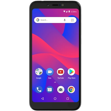 BLU Studio Mega 2018 S910Q 16GB Unlocked GSM Dual-SIM Phone w/ Dual 13MP + 2MP Camera - Black