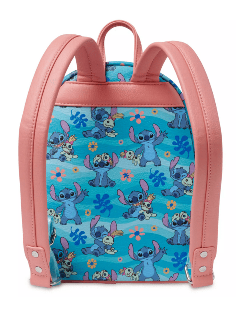 即購入可★Disney Loungefly スティッチリュック パンパイア Disney parks Stitch Loungefly Mini Blue Backpack – Lilo & Stitch