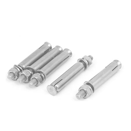 Stainless Steel Anchor Bolts - Uxcell M6x60mm 304 Stainless Steel Sleeve Anchor Hex Nut Expansion Bolt (5-pack)