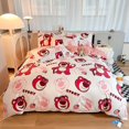 thumbnail image 1 of Juego de cama de Mickey Mouse con estampado de dibujos animados, 4 piezas, juego de sábanas de poliéster, colcha, edredón, regalo de Navidad, 1 of 4