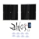 thumbnail image 2 of Módulo solar Jadeshay 2 piezas 20 V 25 W Panel solar flexible, 2 of 8