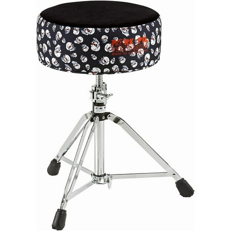 Pork Pie Round Drum Throne Skulls with Black Top