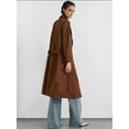 thumbnail image 2 of Buttoned Light Trenchcoat with a Belt, 2 of 6