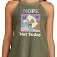 thumbnail image 3 of Disney Princess - Nope Not Today - Juniors High Neck Tank Top, 3 of 5