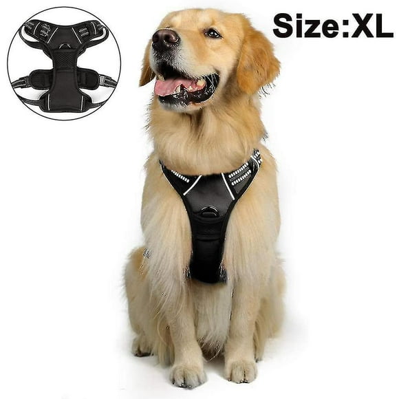 No-pull Dog Harness Padded Adjustable Pet Vest Harness Clip Harness