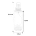 thumbnail image 4 of 12 Pack Fine Mist Clear Bottles 120 Ml (4 Oz) with Pump Cap, Reusable and Refillable Small Empty Pla, 4 of 5