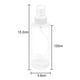 thumbnail image 4 of 12 Pack Fine Mist Clear Bottles 120 Ml (4 Oz) with Pump Cap, Reusable and Refillable Small Empty Pla, 4 of 5