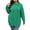 Green—Knit Sweatersfor Women, variant on AGWOLF Cable Knit Sweaters for Women Plus Size Crewneck Pullover Tops Long Sleeve Chunky Jumpers Soft Cozy Warm Sweater XXXL