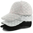 Baseball Cap Women Ladies Mens Winter Plush Warm Solid Lace Mesh