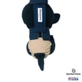 thumbnail image 5 of Barkertime Navy Blue on Brown Dog Diaper Overall, 5 of 7